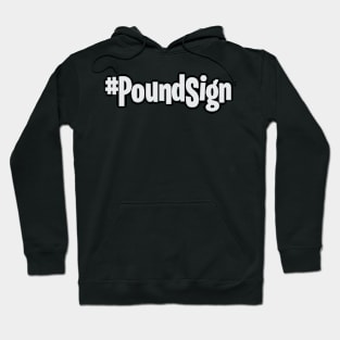 Hash Tag Pound Sign Hoodie